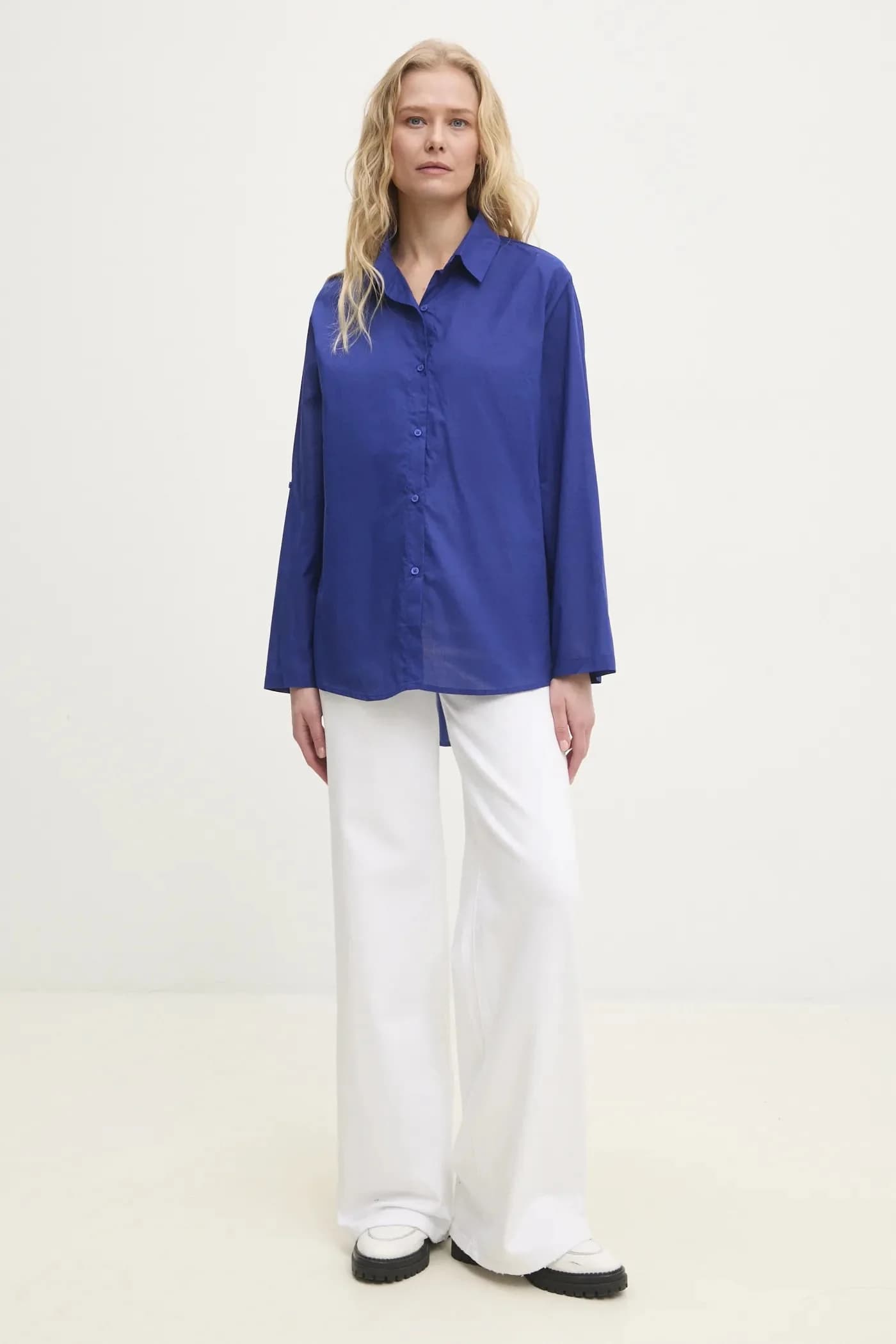 Хлопковая рубашка - фото 2