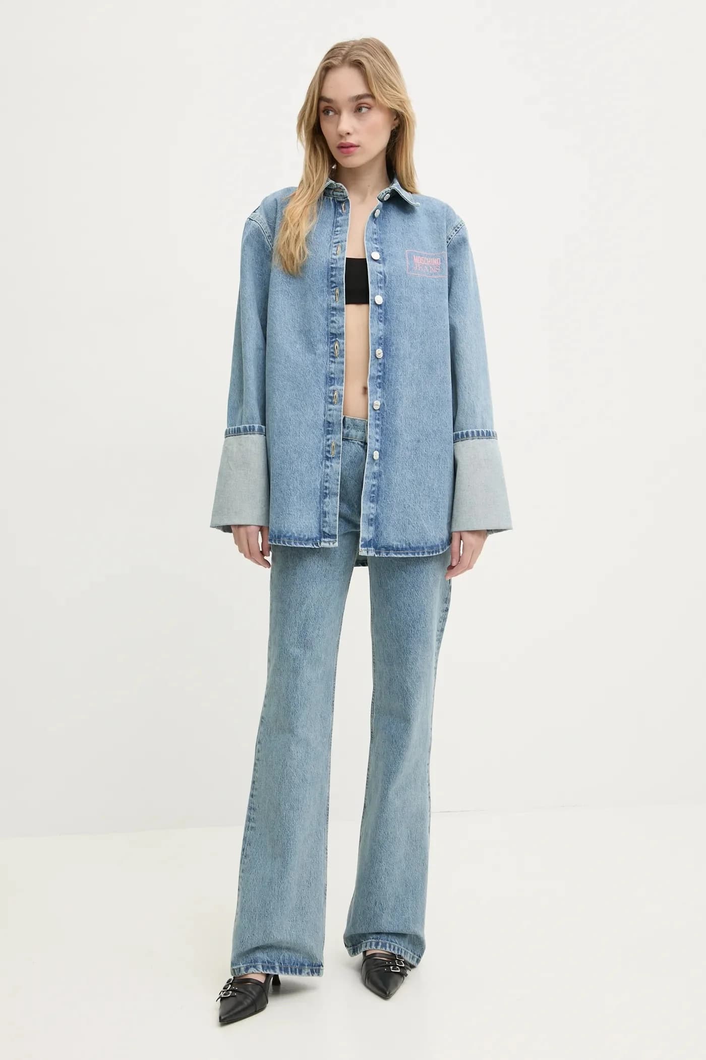 Джинсовая рубашка - фото 2