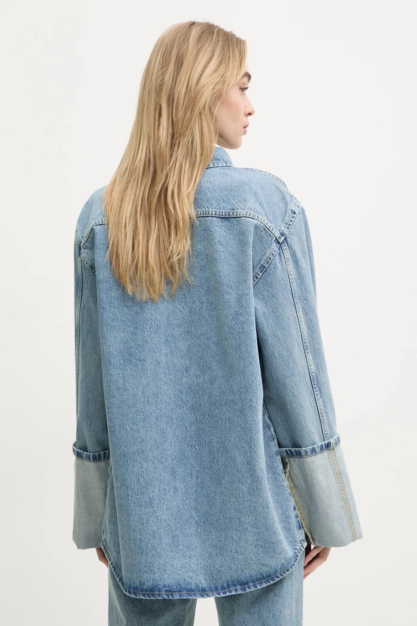 Джинсовая рубашка - фото 3