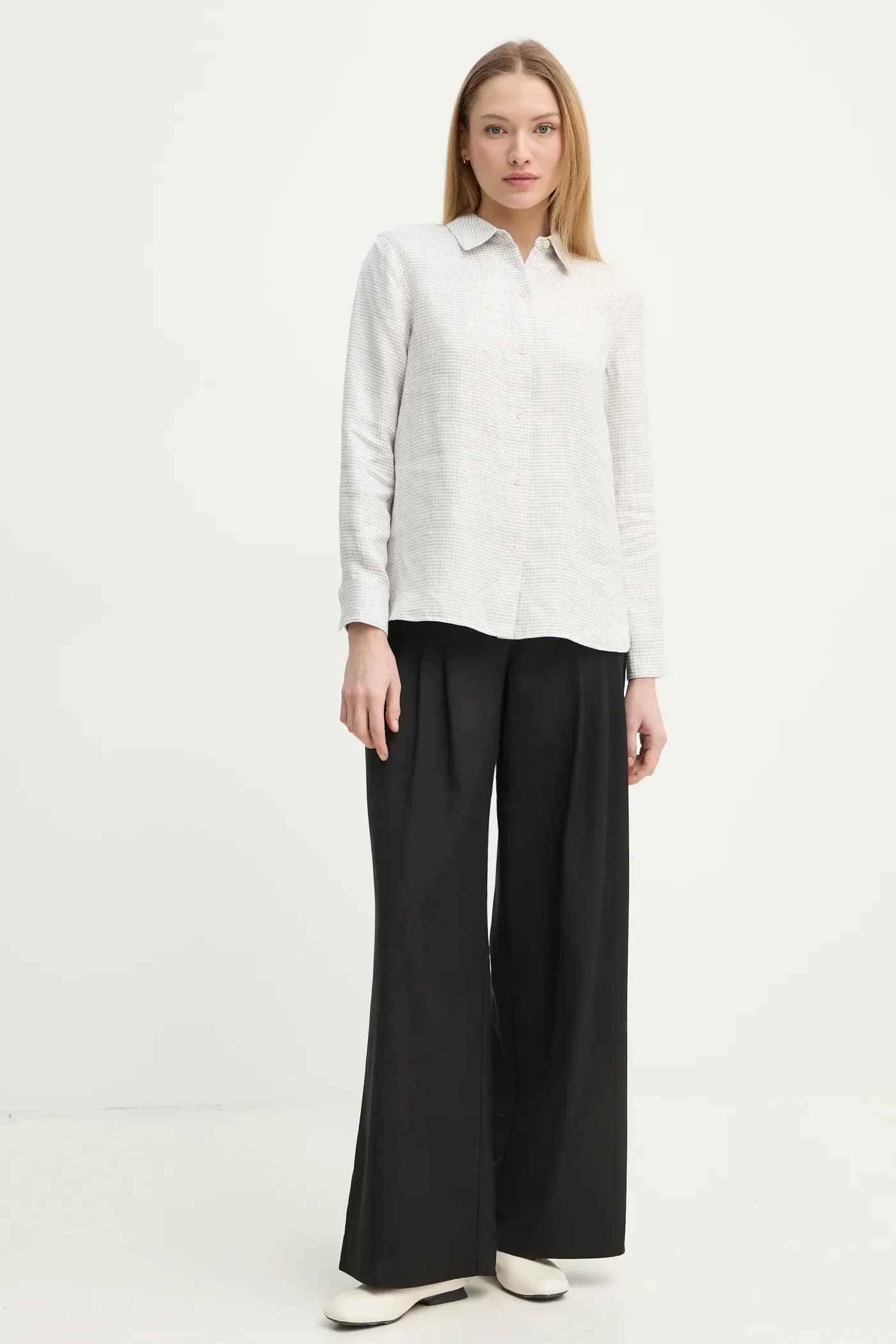 Льняная рубашка - фото 2