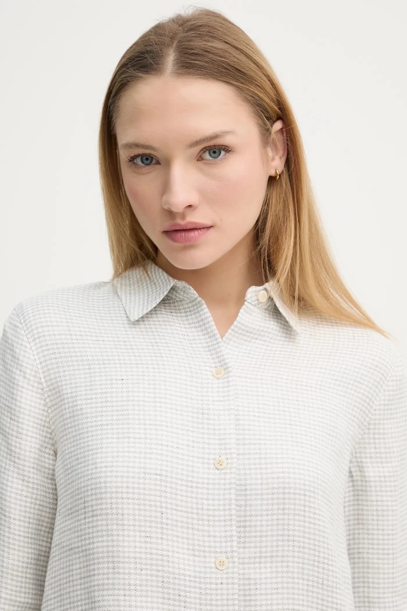 Льняная рубашка - фото 4