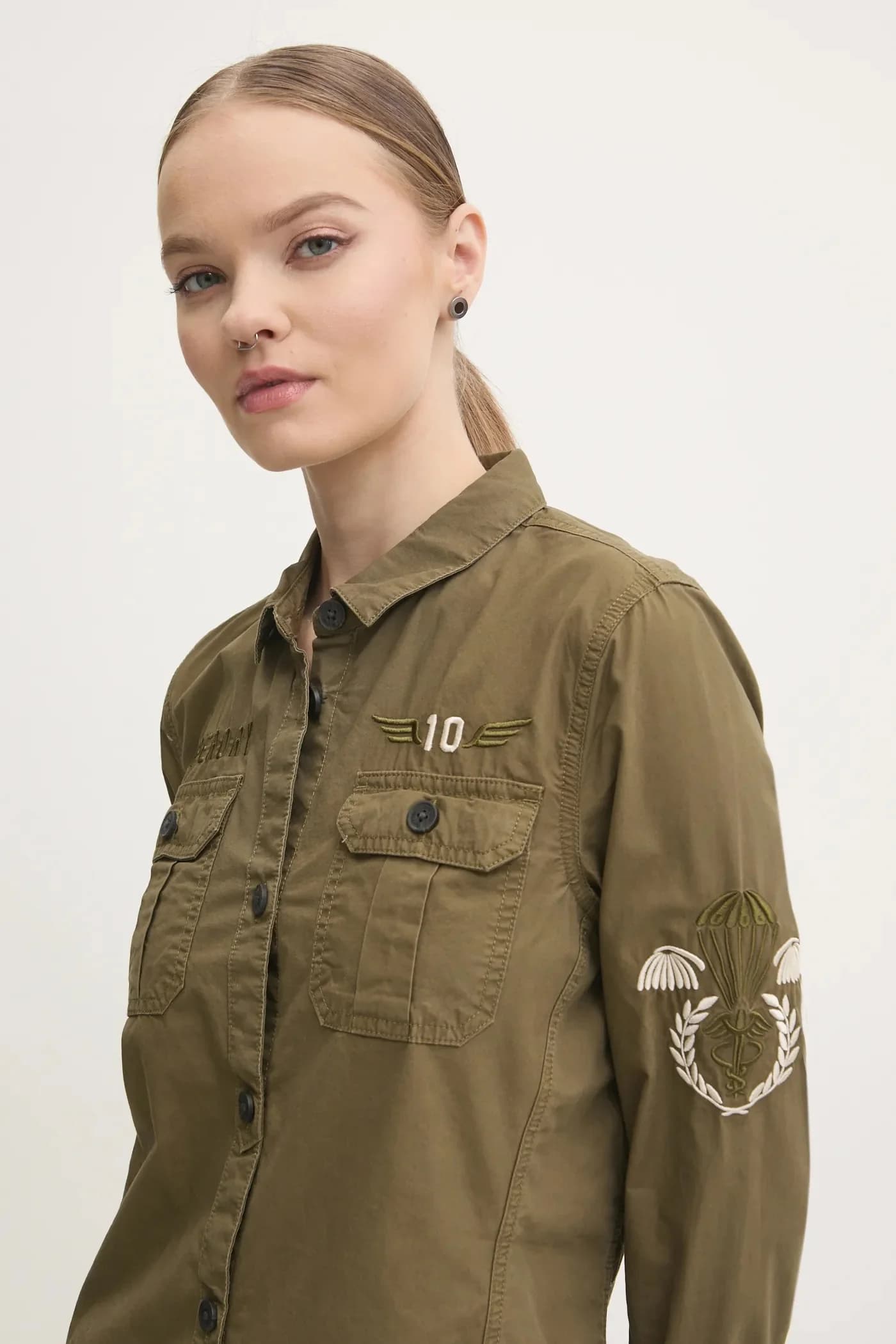 Хлопковая рубашка - фото 4