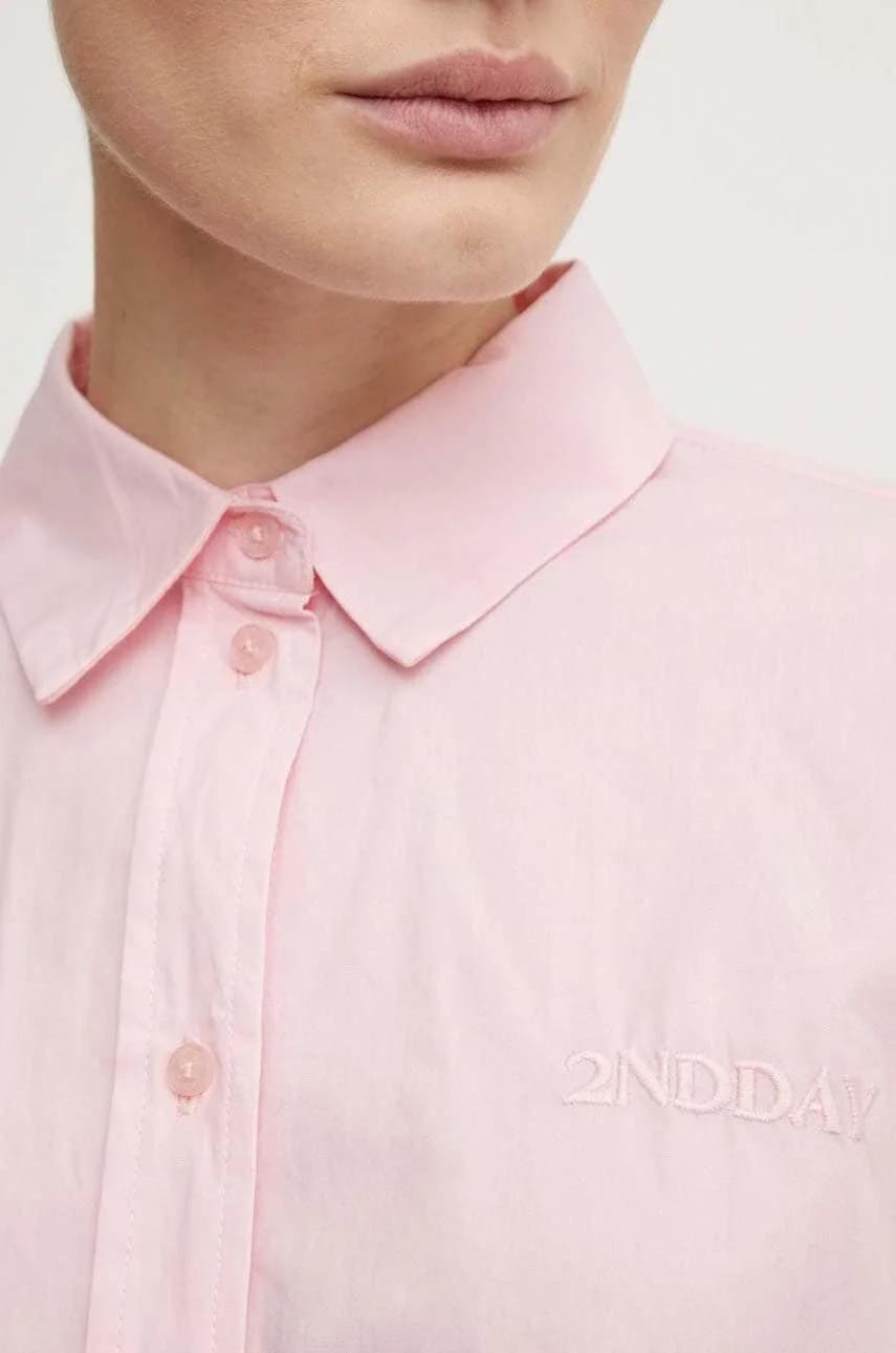 Хлопковая рубашка 2ND Clara - Fine Crispy Popli - фото 6
