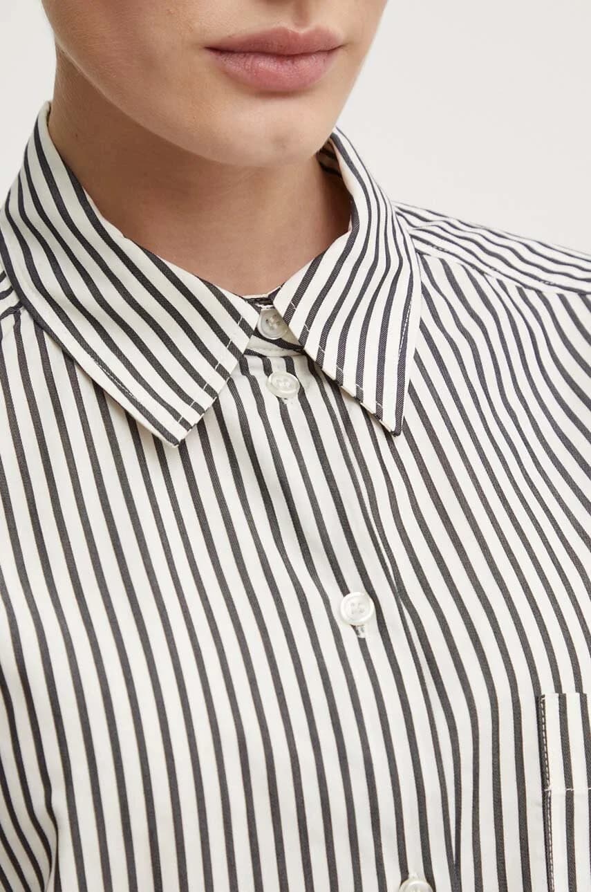 Светло-коричневая рубашка — Daily Classic Stripe RD - фото 5