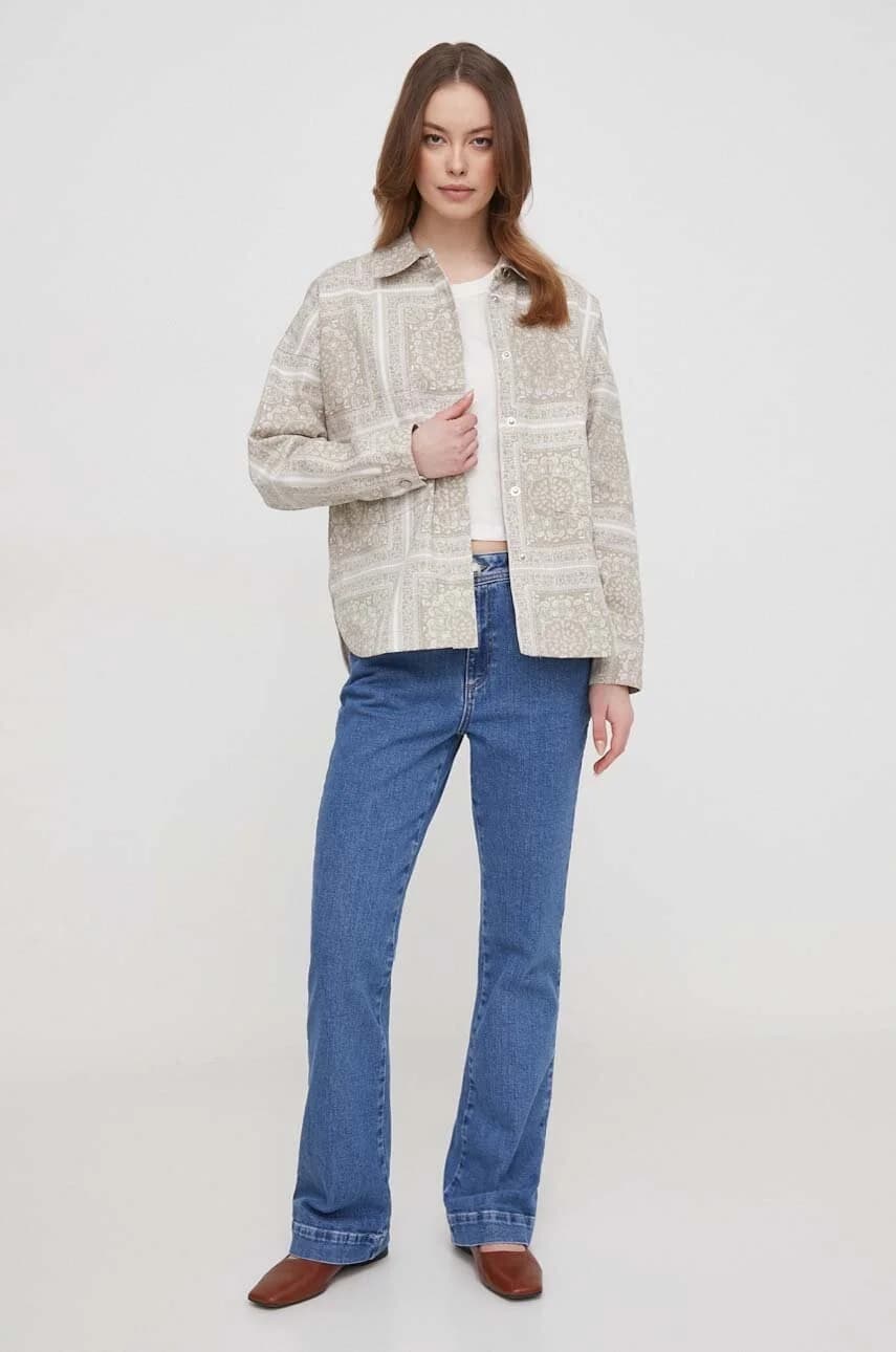 Джинсовая рубашка - фото 2