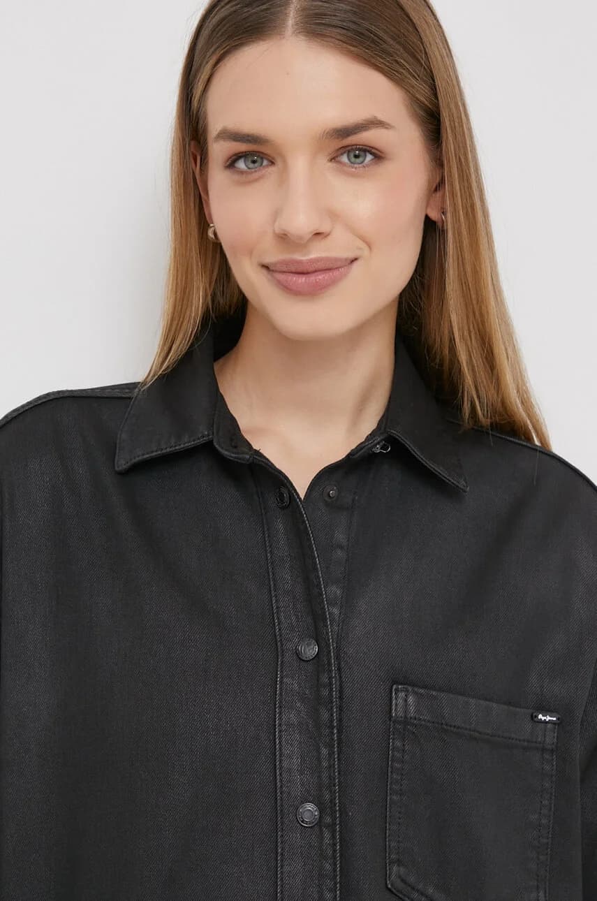 рубашка из хлопка ALIX COATED - фото 4