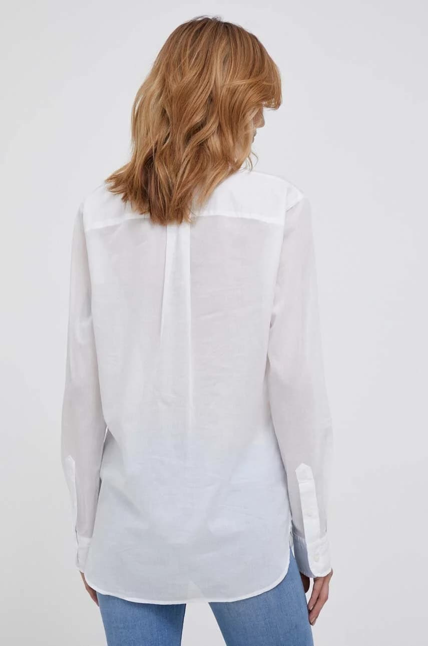 рубашка Lauren Ralph Lauren из хлопка - фото 3