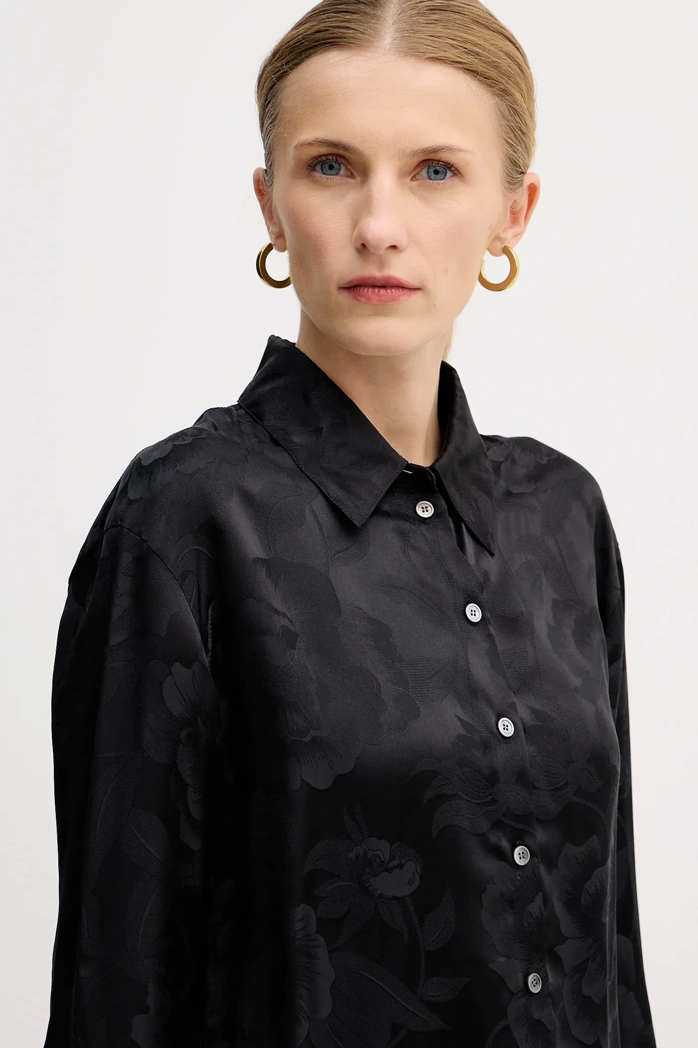 Шелковая рубашка - фото 4