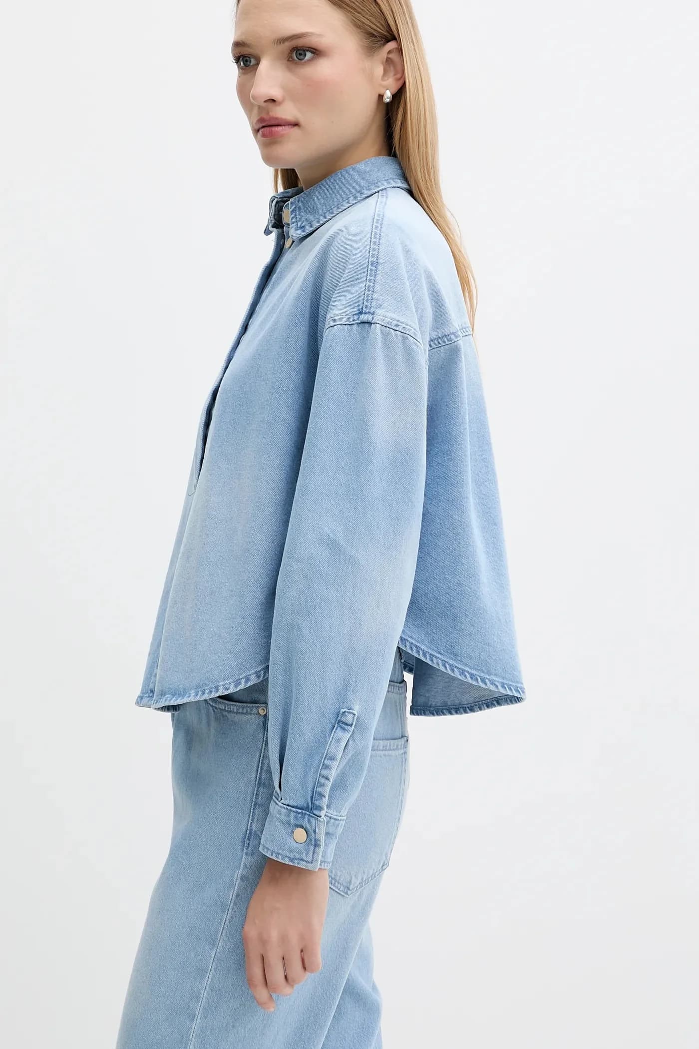 Джинсовая рубашка - фото 4