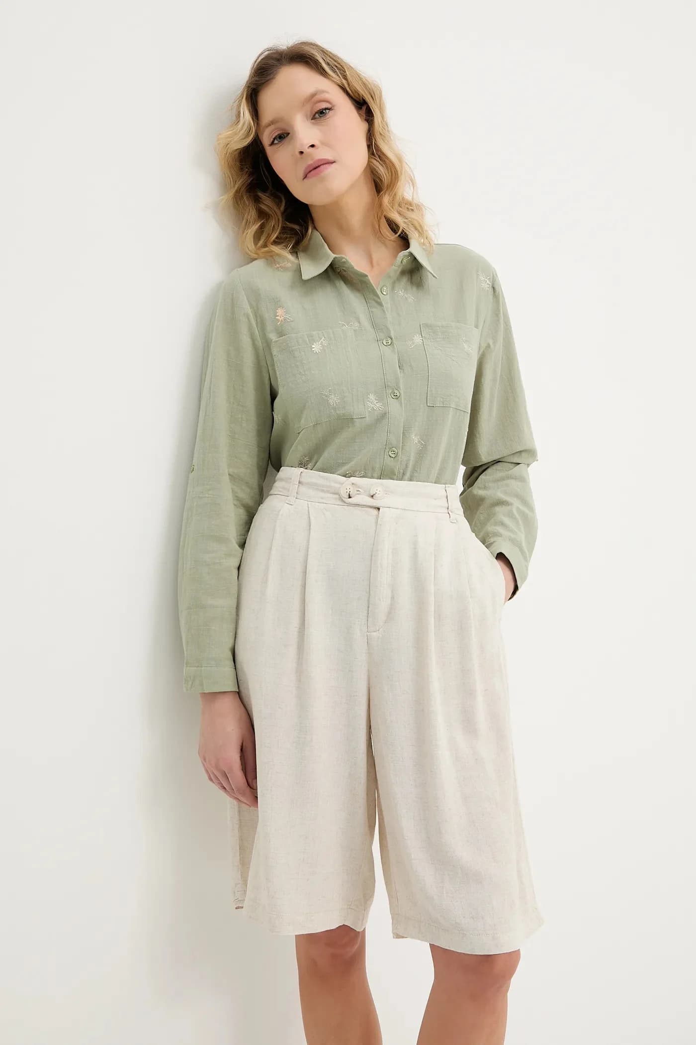 Хлопковая рубашка Answear.LAB - фото 4