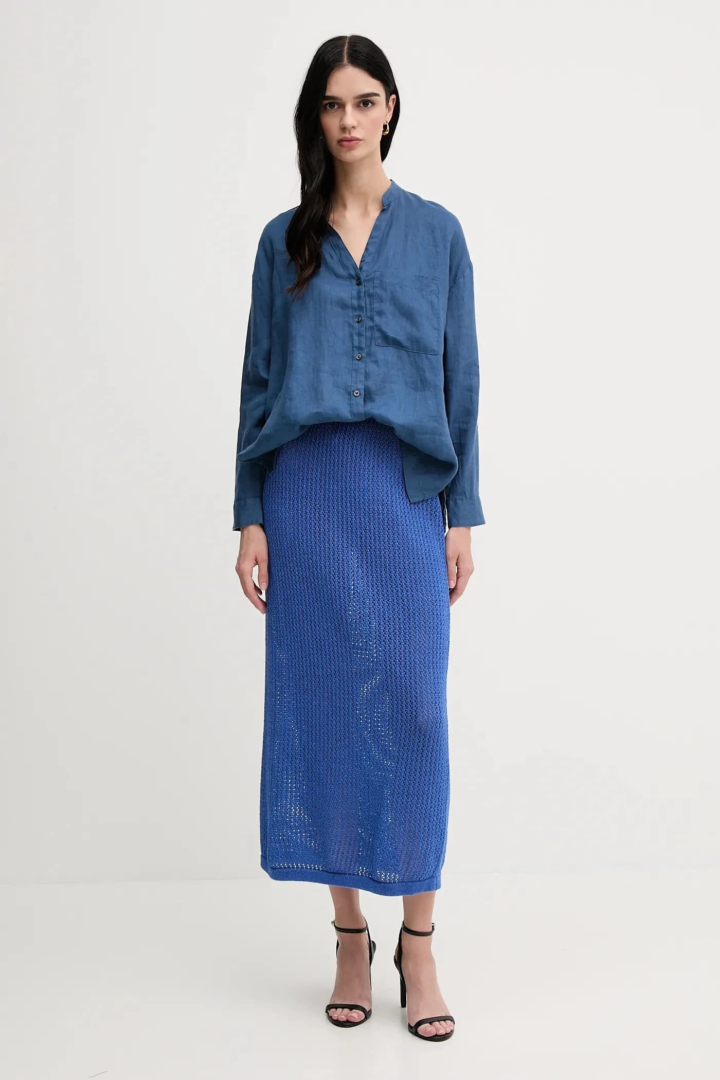 Льняная рубашка - фото 2