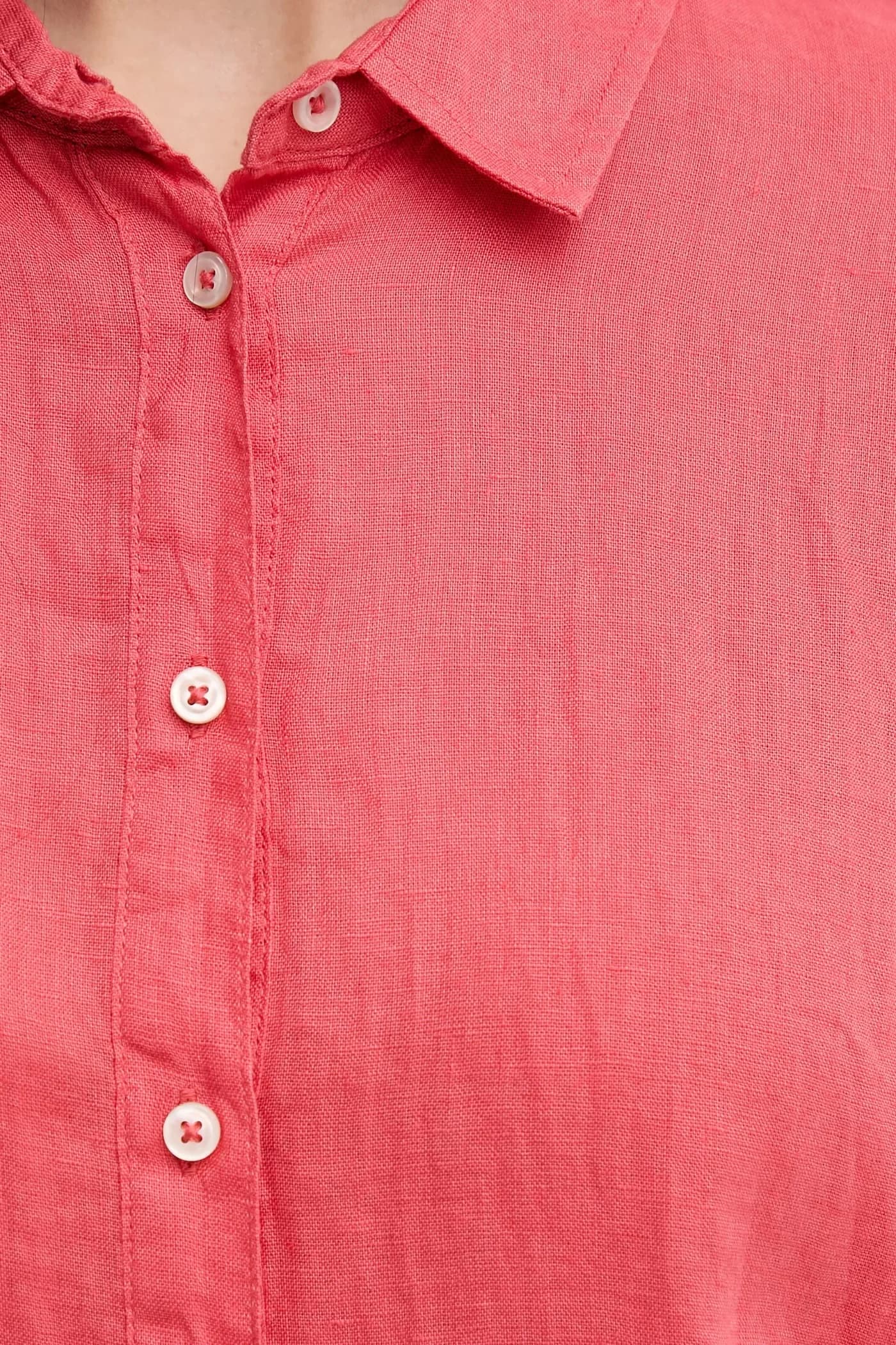 Льняная рубашка - фото 4