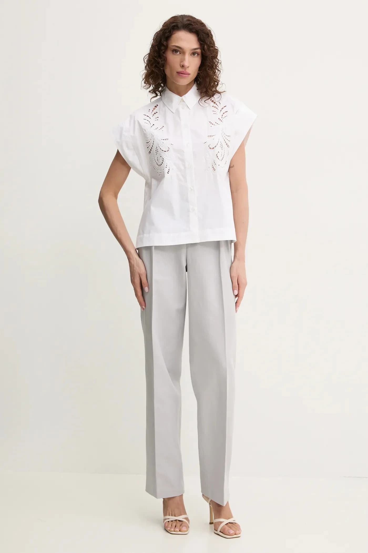 Хлопковая рубашка - фото 2