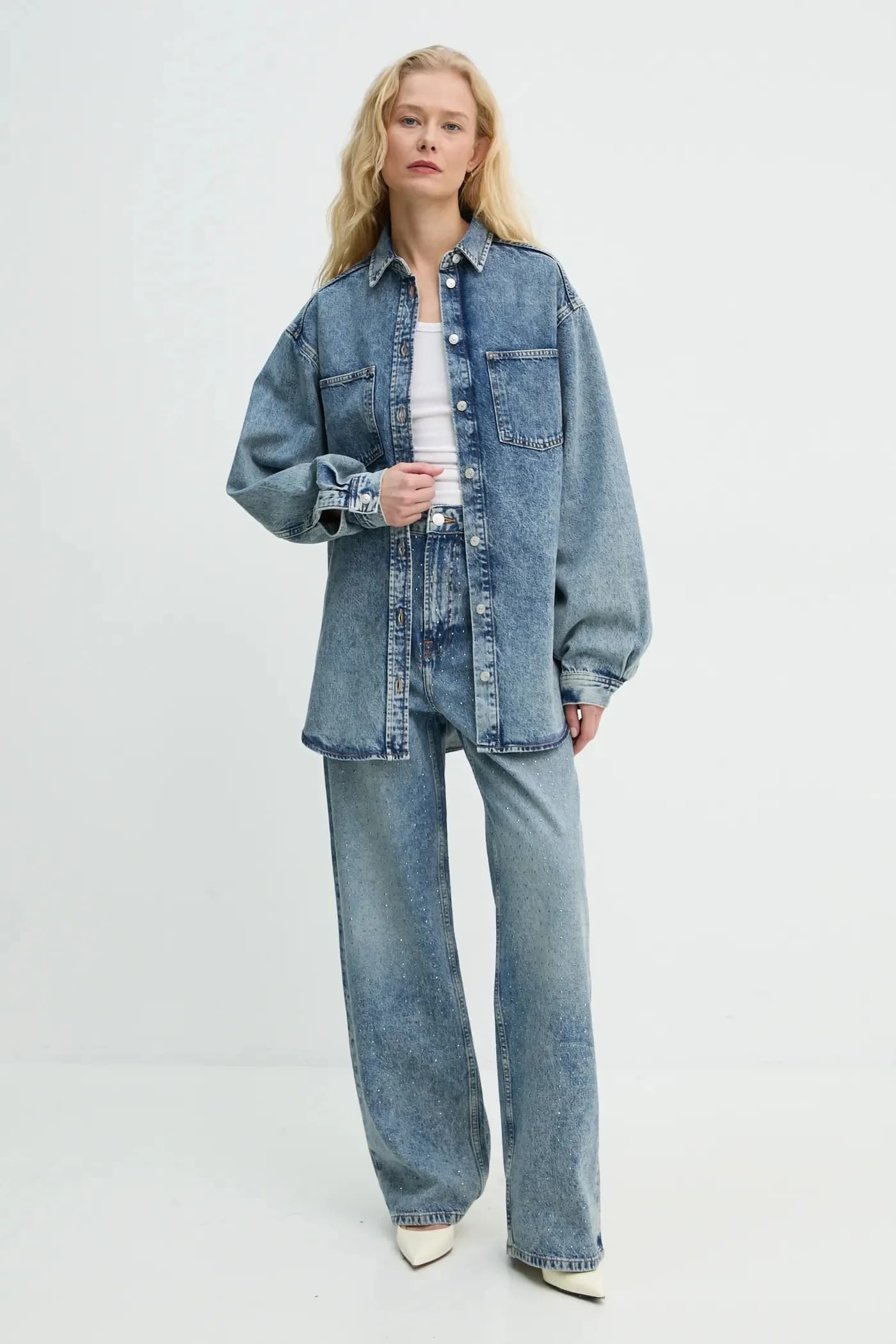 SAELEANORI джинсовая рубашка - фото 2