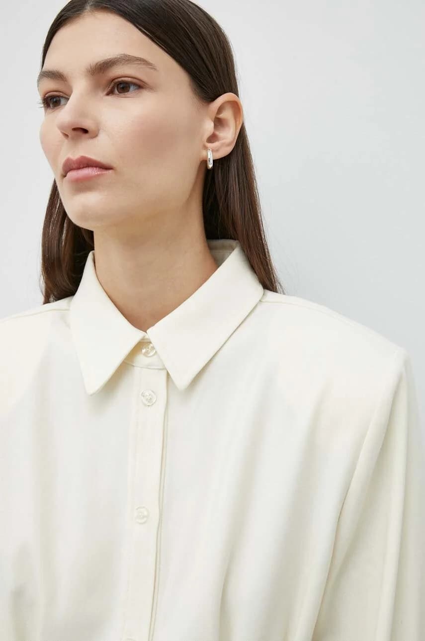 Рубашка из смесовой шерсти - фото 7