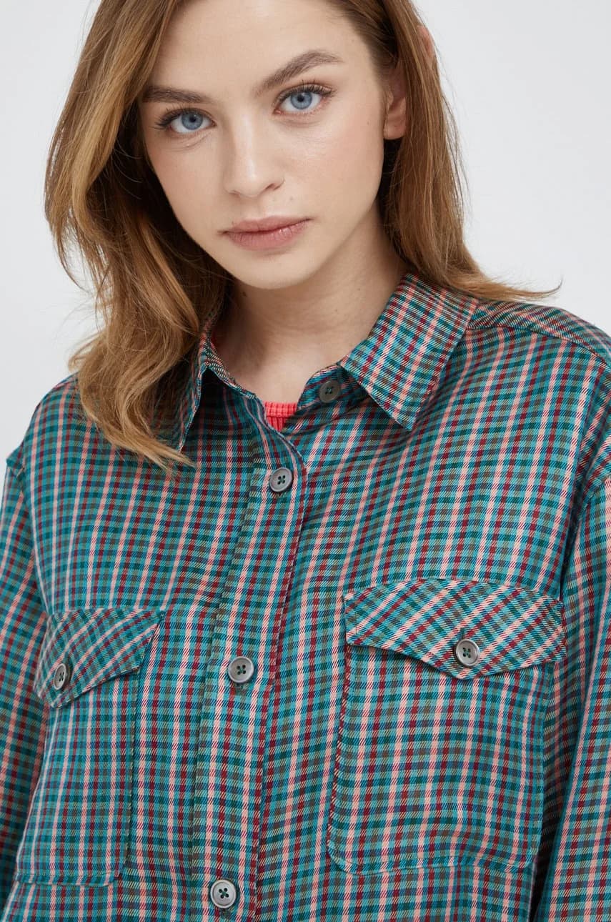 Рубашка из смесового льна - фото 5