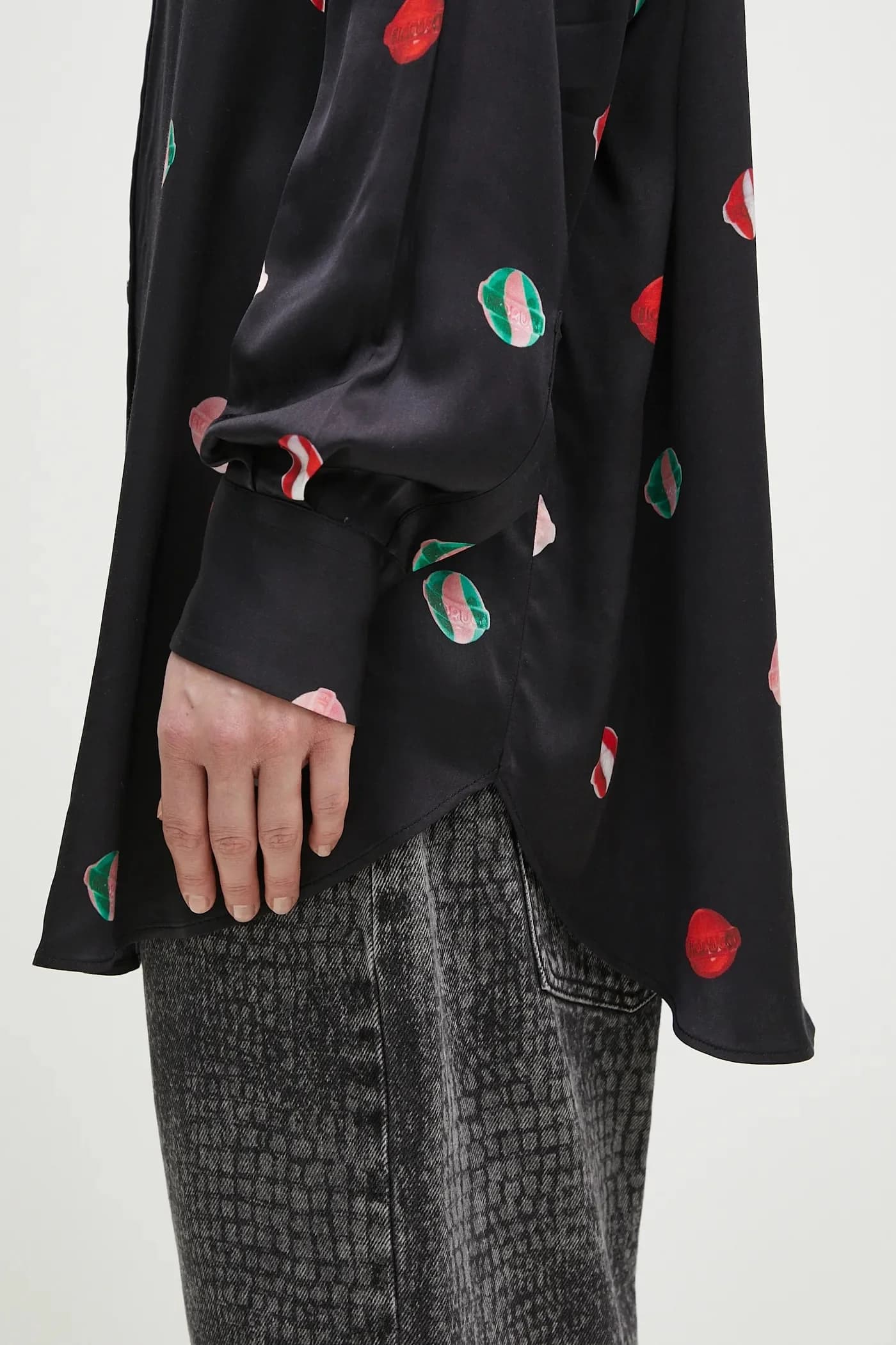 Рубашка с принтом леденцов - фото 4