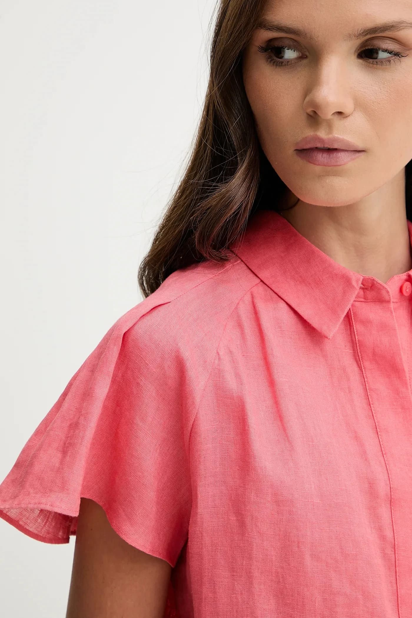 Льняная рубашка - фото 4