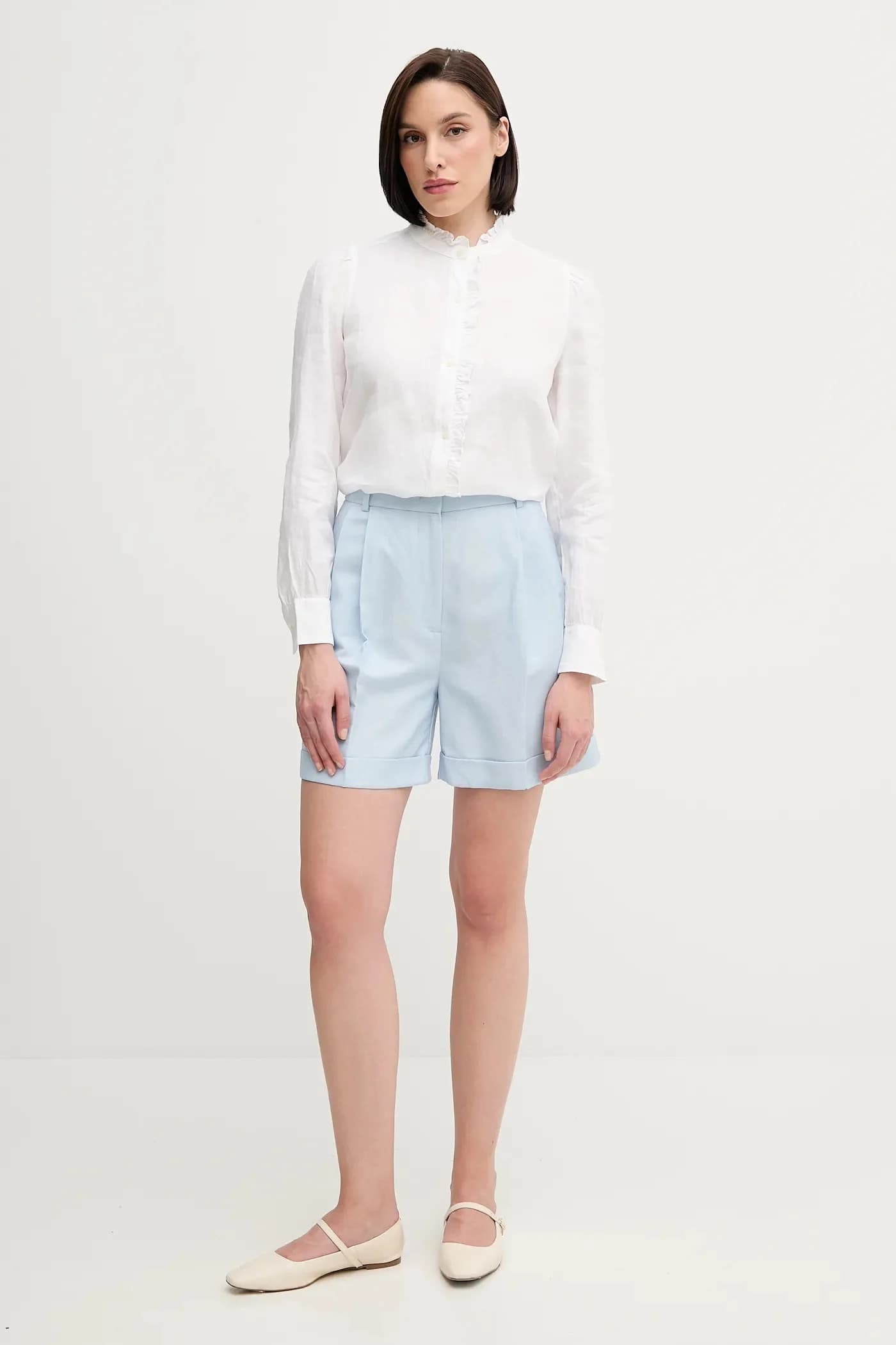 Льняная рубашка - фото 2