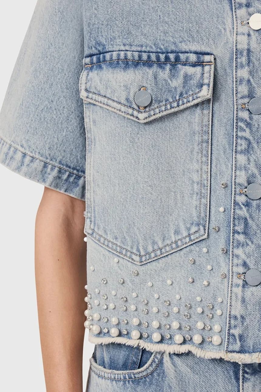 джинсовая рубашка TOVE - фото 3