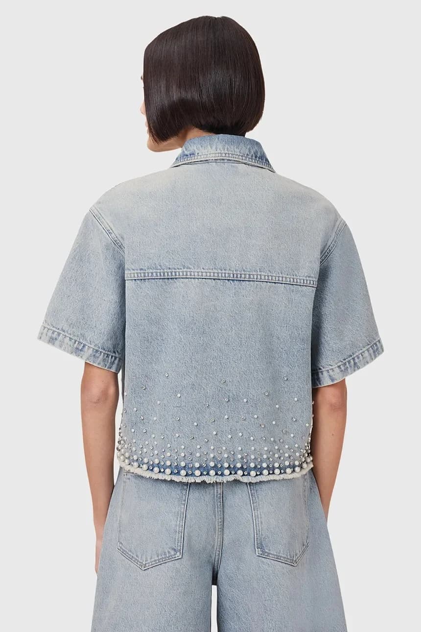 джинсовая рубашка TOVE - фото 5