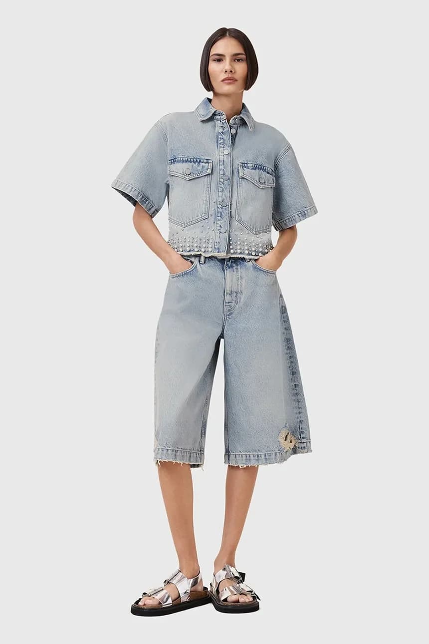 джинсовая рубашка TOVE - фото 6