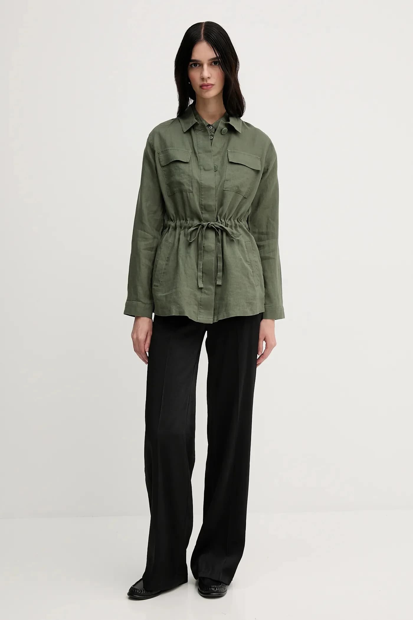 Льняная рубашка - фото 2