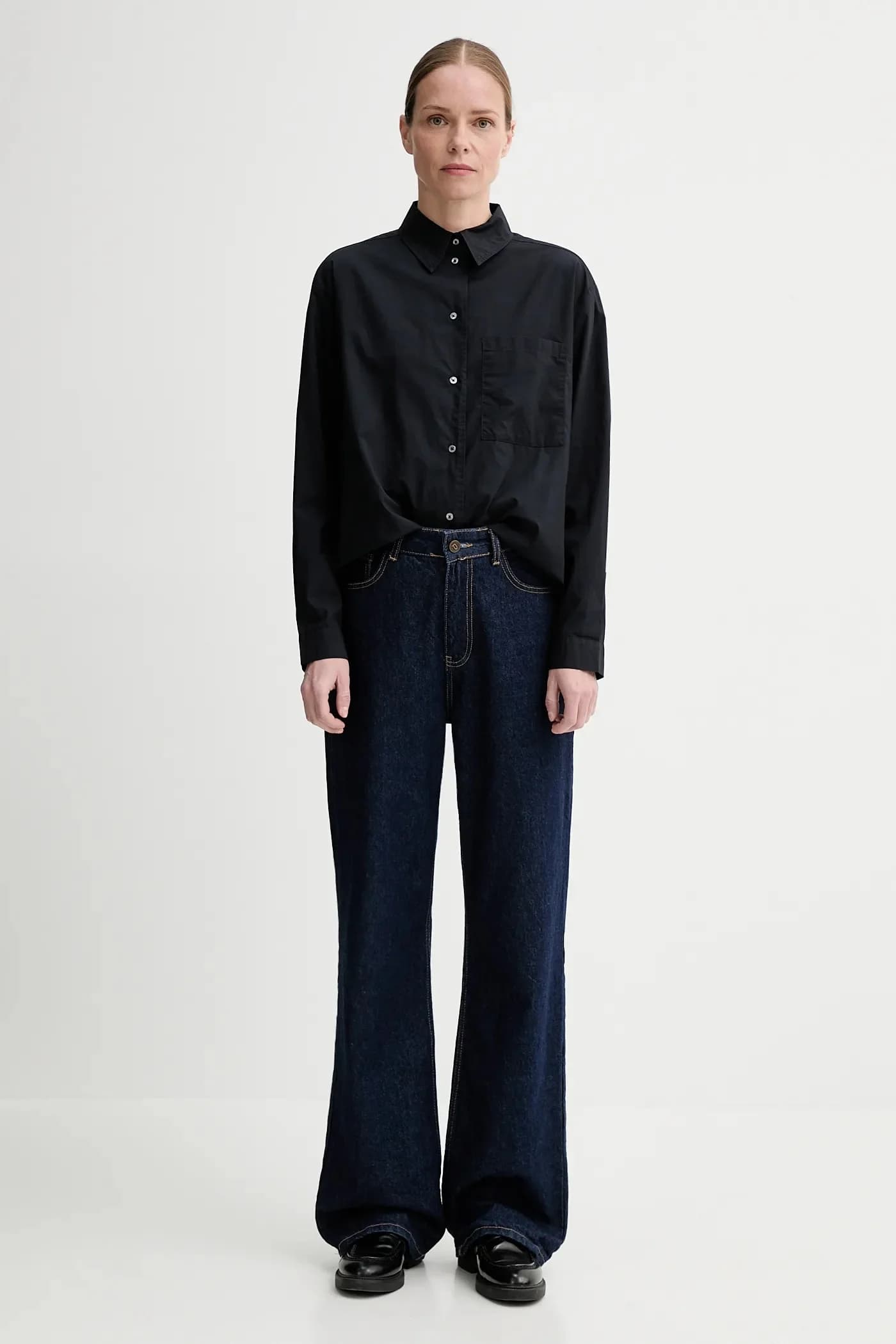 Хлопковая рубашка - фото 2