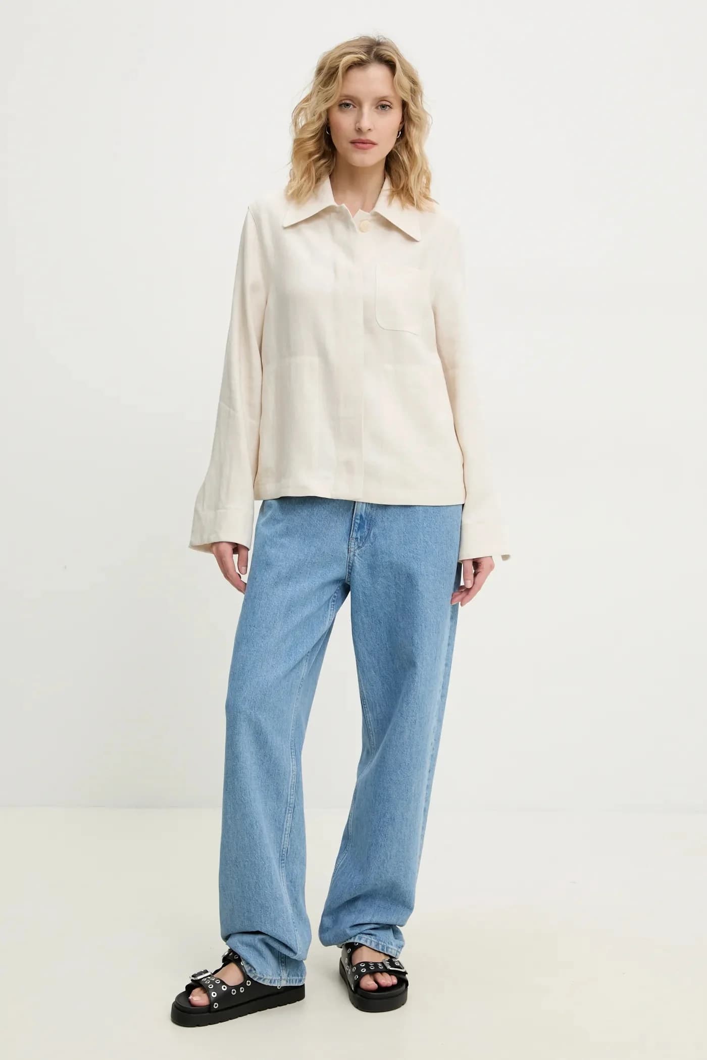 Льняная рубашка - фото 2