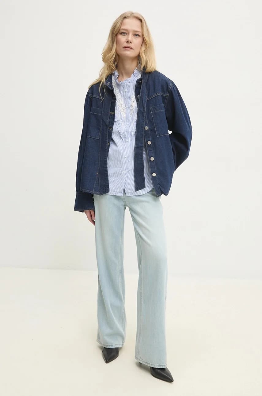 Джинсовая рубашка - фото 2