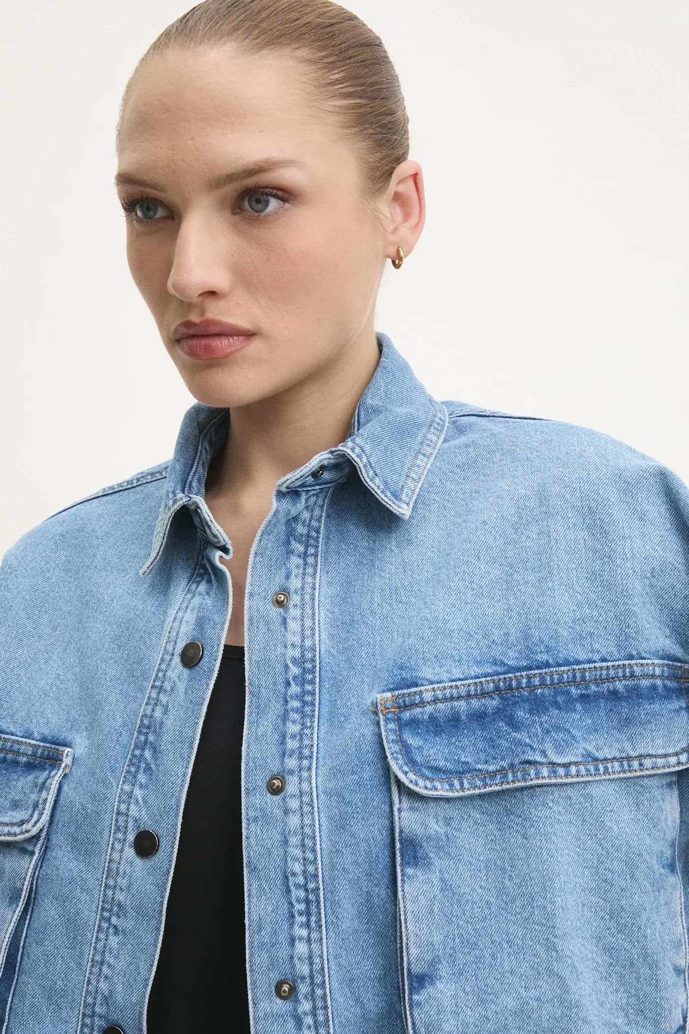 Джинсовая рубашка - фото 4