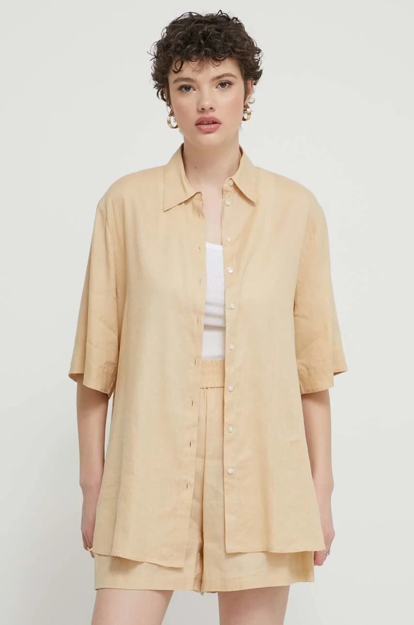 Льняная рубашка - фото 2