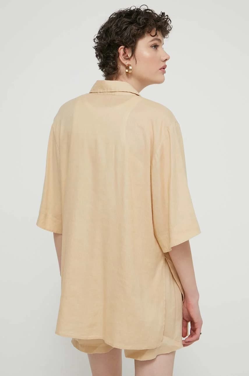 Льняная рубашка - фото 3