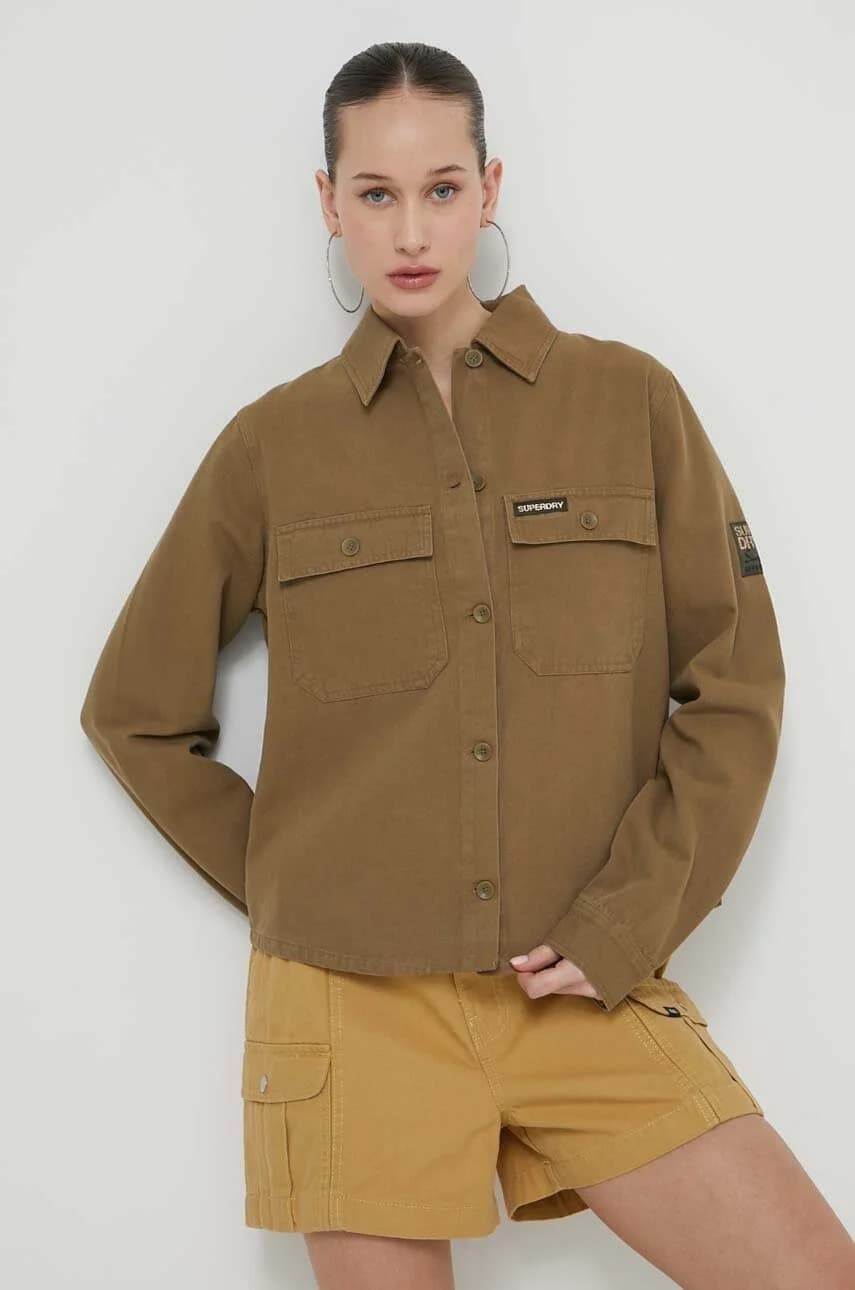 Рубашка из хлопка Superdry