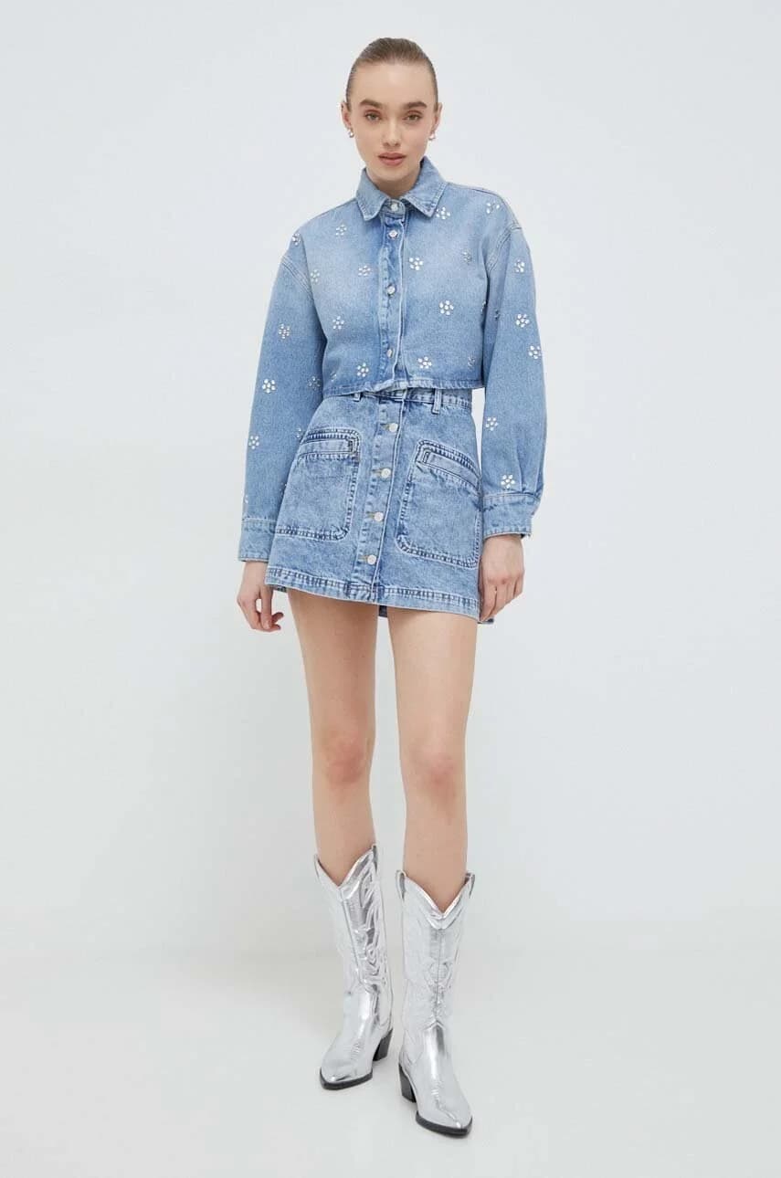 джинсовая рубашка MSGM - фото 2