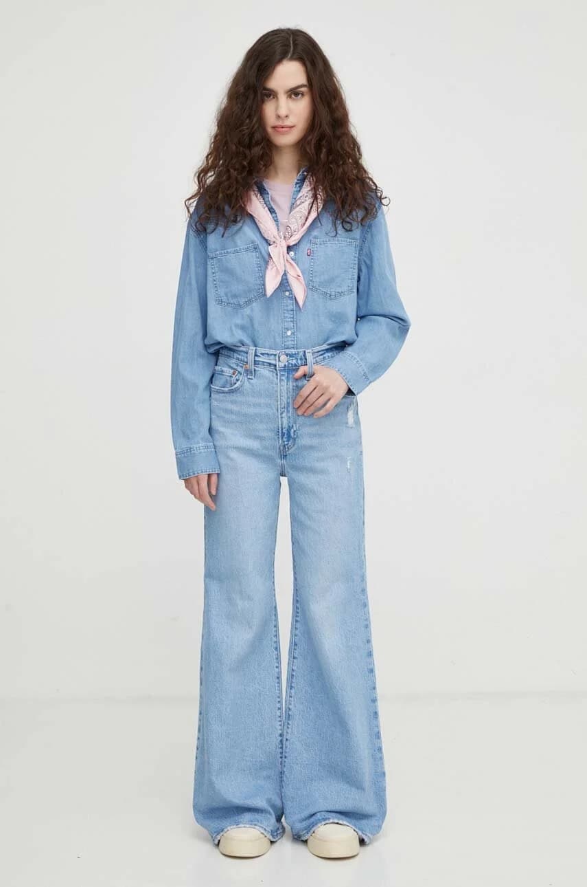 Джинсовая рубашка - фото 2