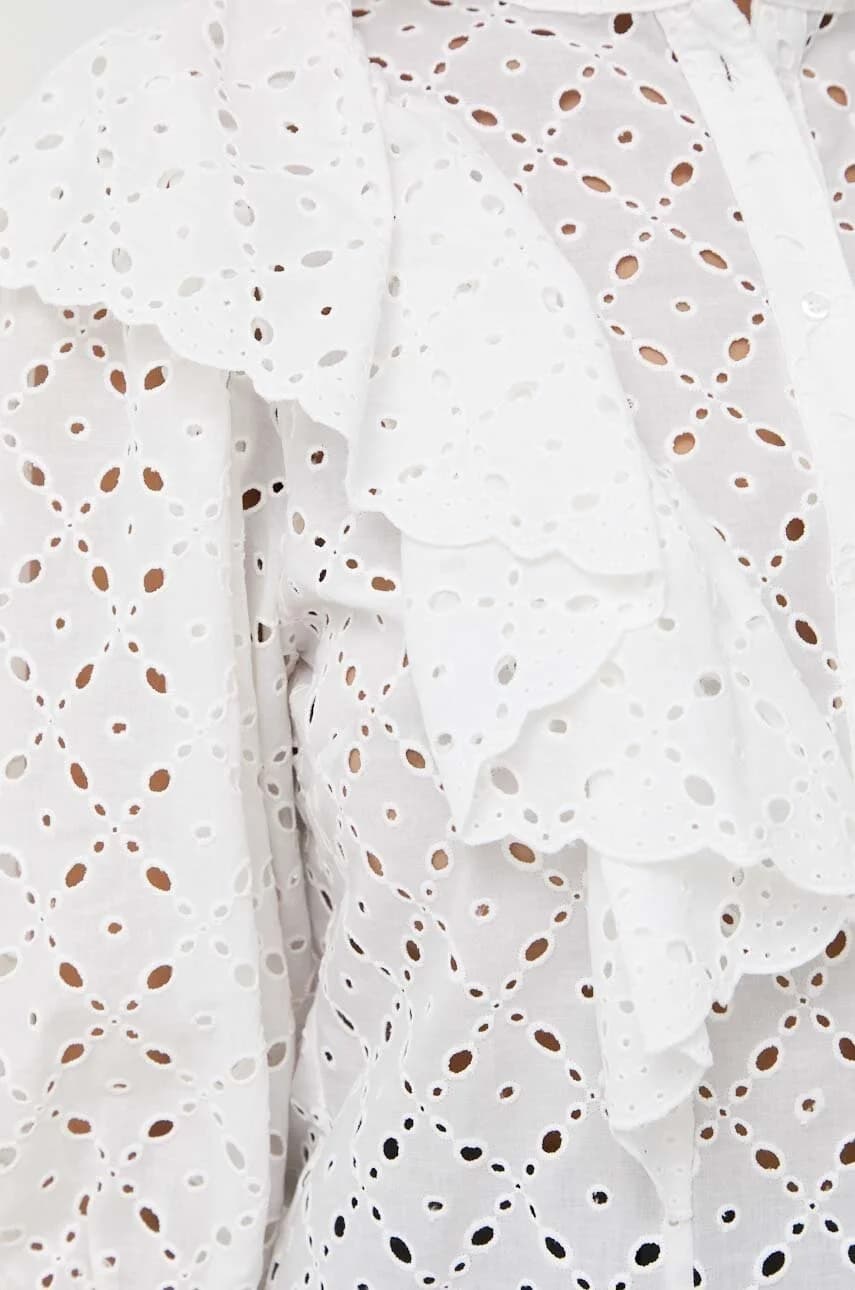 Медовая хлопковая рубашка - фото 6