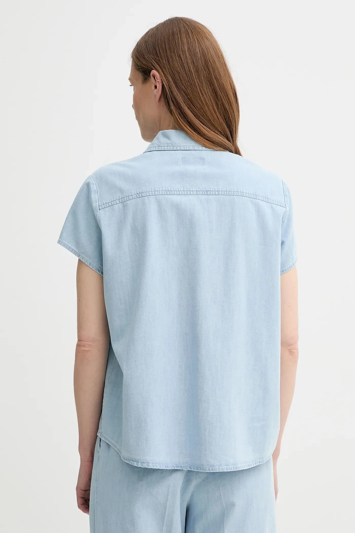 джинсовая рубашка Chemisette Marina - фото 3