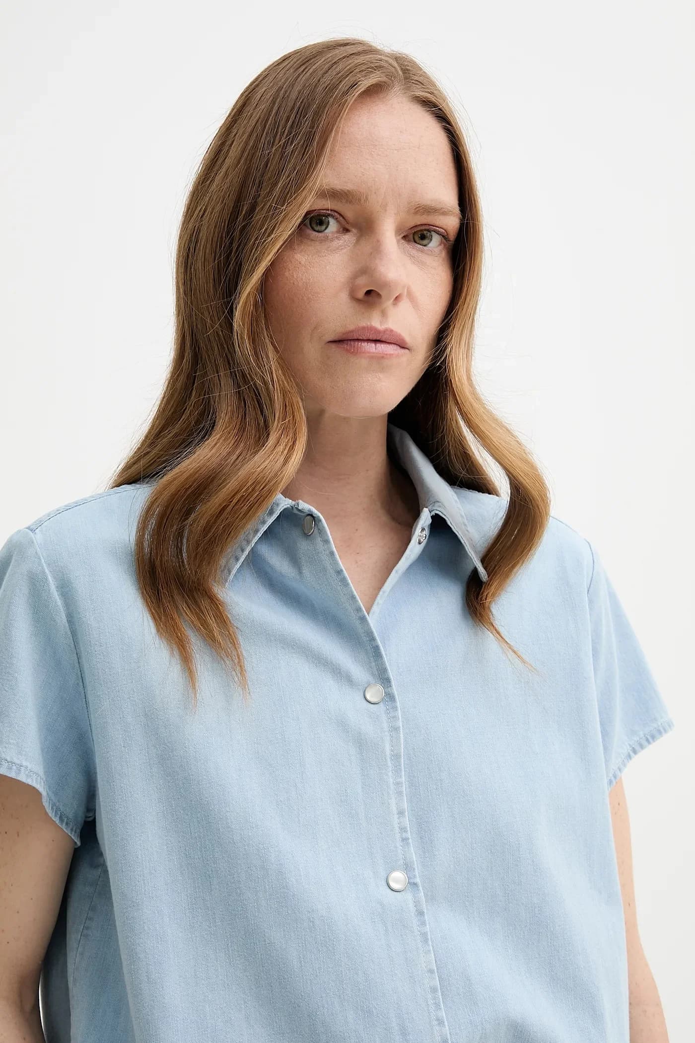 джинсовая рубашка Chemisette Marina - фото 4