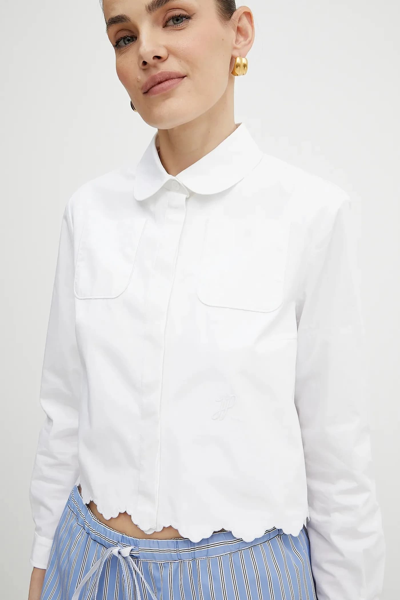 Хлопковая рубашка - фото 4