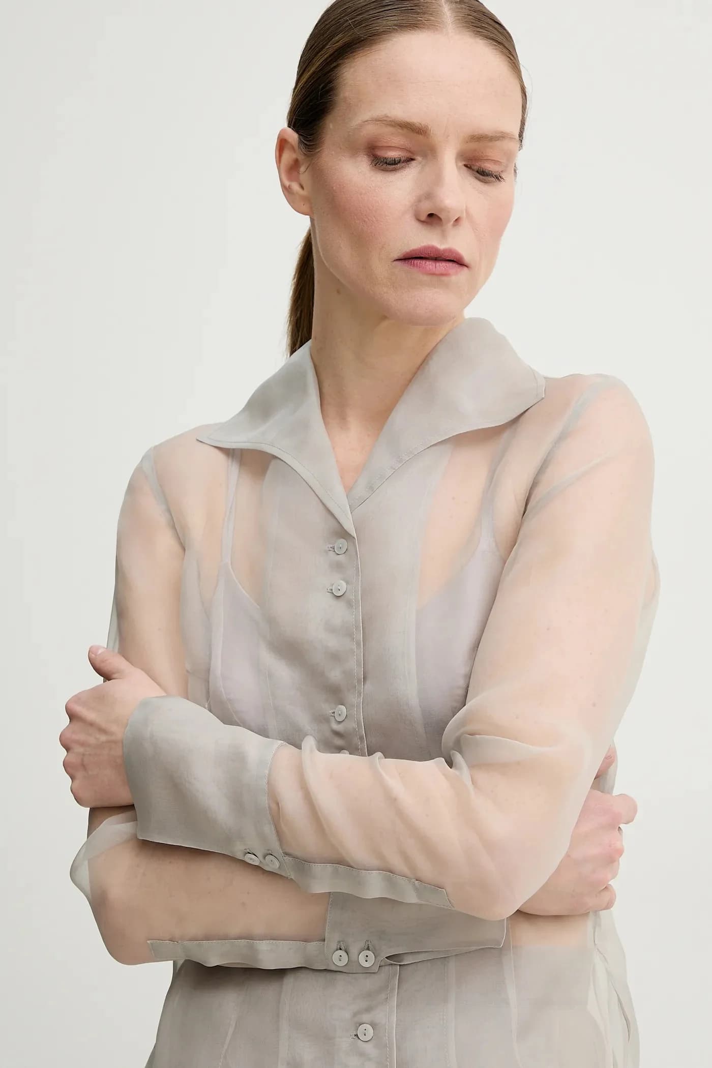 Шелковая рубашка - фото 4