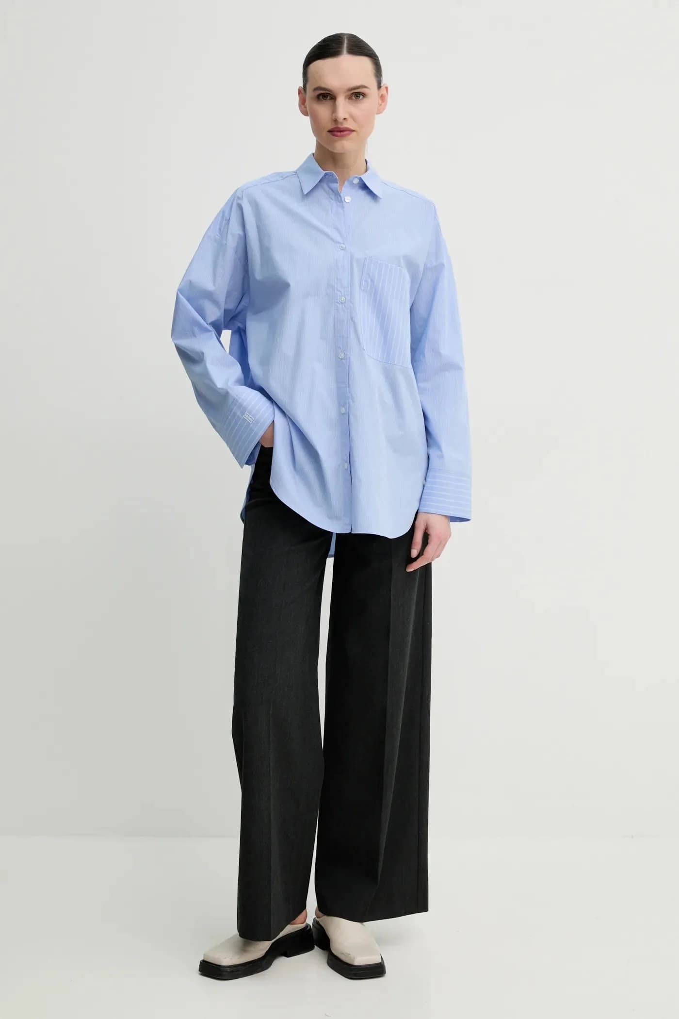 рубашка DERRIS из хлопка - фото 2