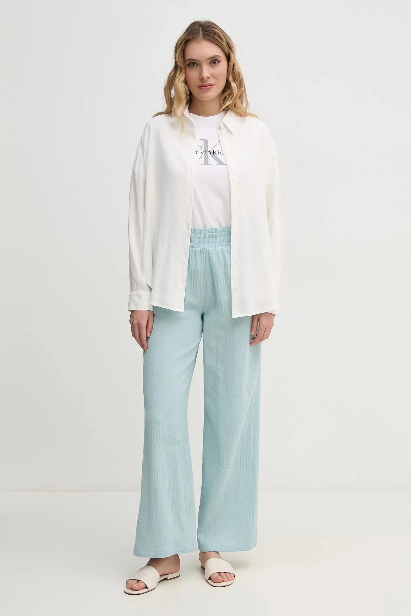 Льняная рубашка - фото 2