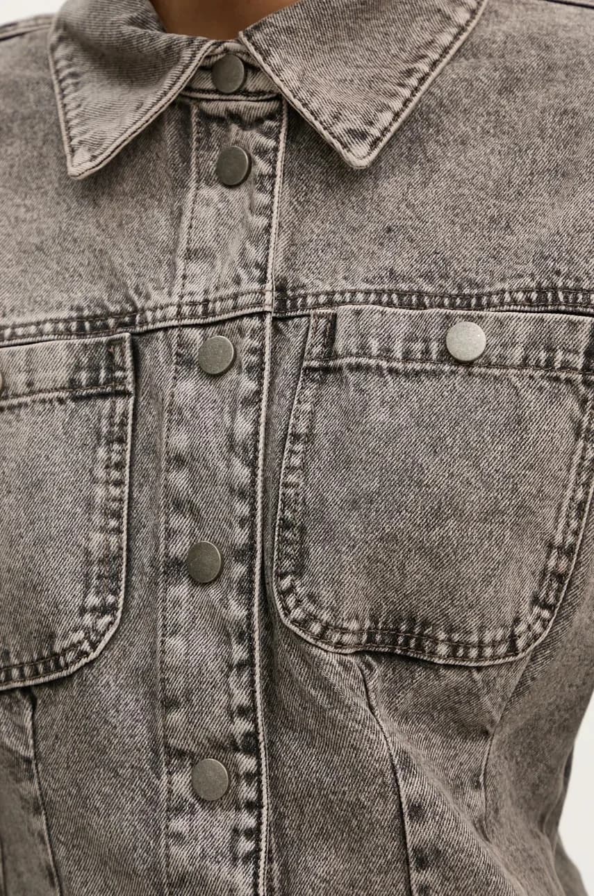 Джинсовая рубашка - фото 6