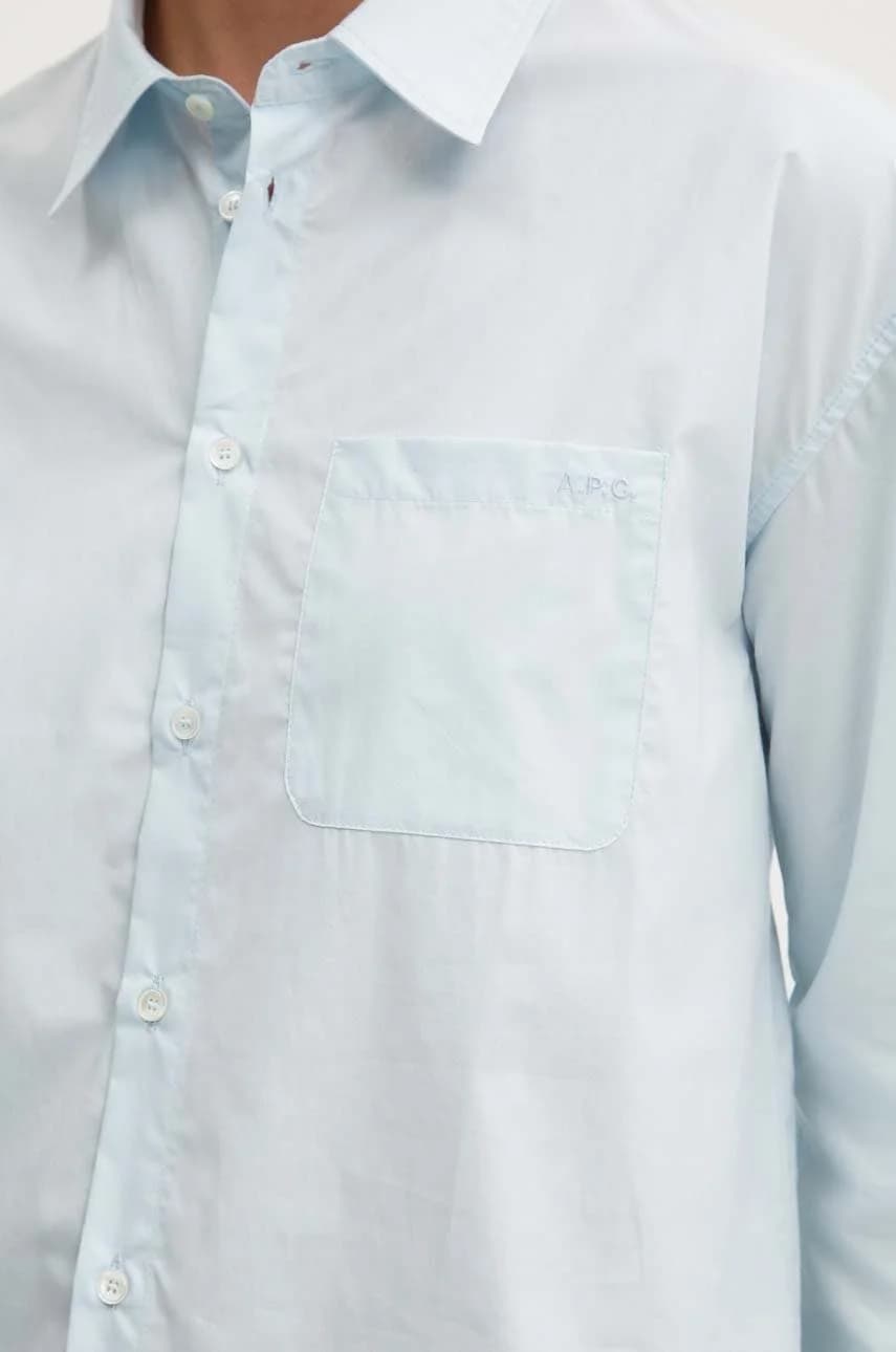 Хлопковая рубашка-бойфренд с вышивкой Chemise - фото 5