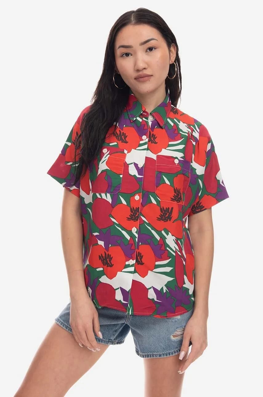 Рубашка из смесового льна - фото 4