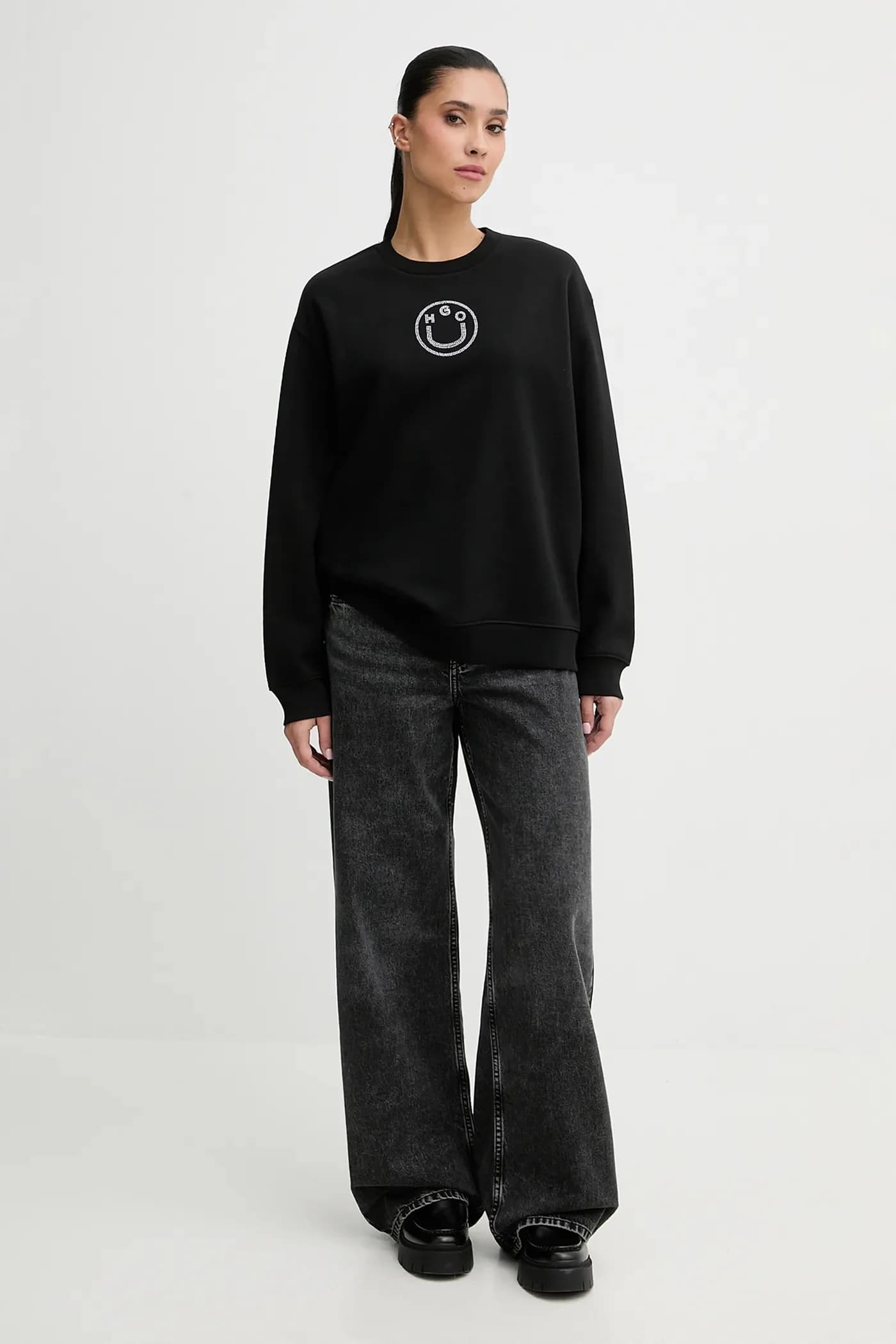 Хлопковая толстовка Classic Crew_B_2 - фото 2