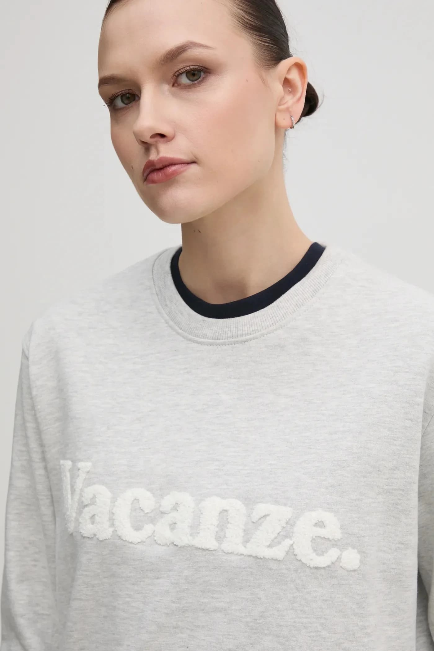 Хлопковая толстовка Vacanze из синели - фото 4