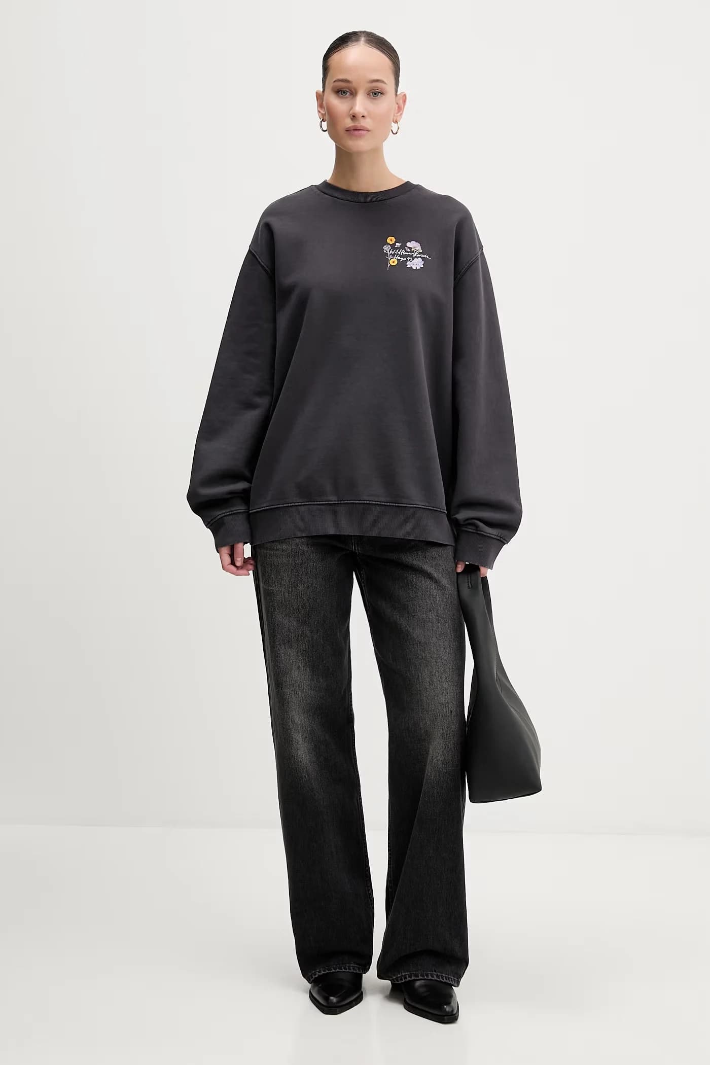 Классический хлопковый свитшот Crew_7 - фото 2