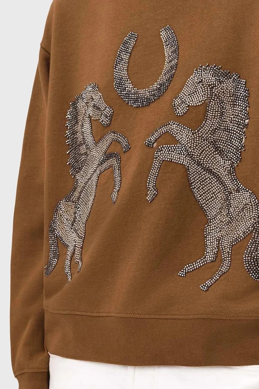 толстовка LUCK из хлопка - фото 5